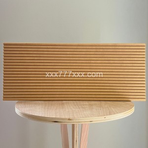 Horizontal Reeded Overlay Furniture Panels (Reed 1/2 in). Custom size. Price per sq ft #408
